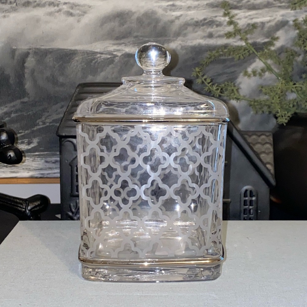 Nicole Miller Home Bathroom Canister Glam Home Decor